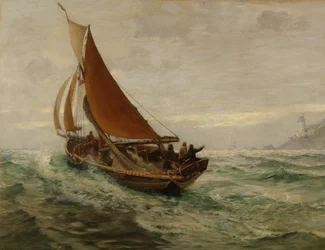 Aube en mer