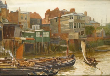 La Tamise à Cold Harbour, Blackwall, 1896