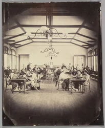 Asile impérial de Vincennes, salle de jeu