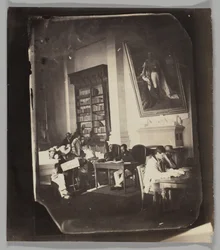 Asile impérial de Vincennes : la bibliothèque