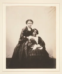 Portrait de deux femmes