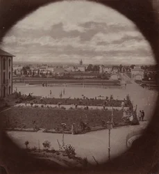 Asile impérial de Vincennes, vue de Charenton, 1858-1859
