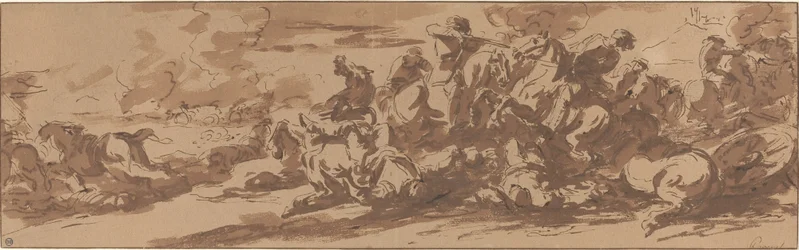 Bataille de cavalerie près d