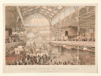 Vue intérieure du Crystal Palace
