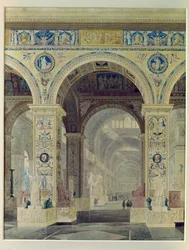 Vue Intérieure du Louvre