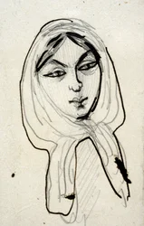Portrait de Jeanne Duval, milieu du XIXe siècle