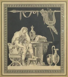 Achille pleurant la mort de Patrocle