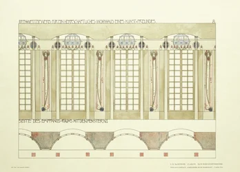 Salle de réception et de musique, c.1901