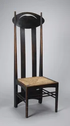 Chaise à dossier haut