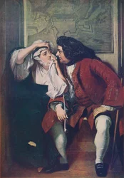 Une scène de Tristram Shandy, Oncle Toby et la veuve Wadman