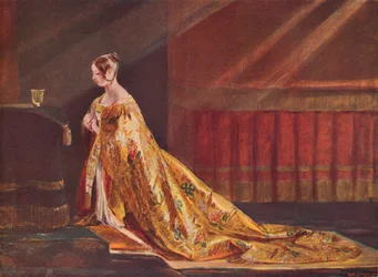 Reine Victoria en robes de couronnement, 1838, 1906