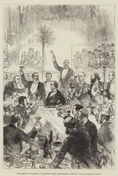 Le banquet du Carlton Club à l