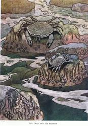 Le crabe et sa mère