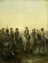 Napoléon avec son état-major