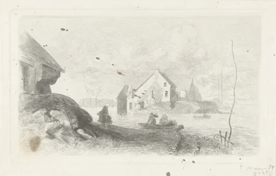 Inondation à Lith (Catastrophe des inondations de 1855)