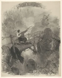 Scène du ballet Le diable noir