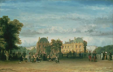Les Jardins du Luxembourg, 1849
