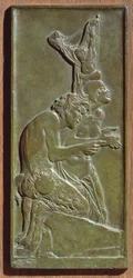 Nymphe et satyre, vers 1930