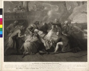 Lord Robert Manners (1758-1782) La mort de Lord Robert Manners