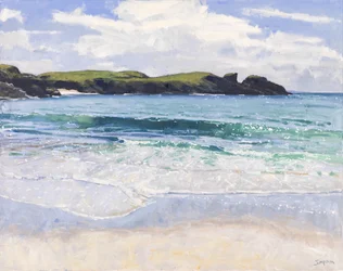 Mer de Clachtoll, 2017 (huile sur toile)