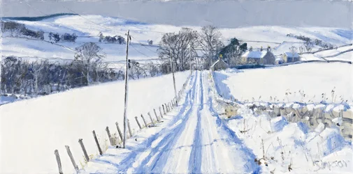 Neige, Newhall, 2010 (huile sur toile)