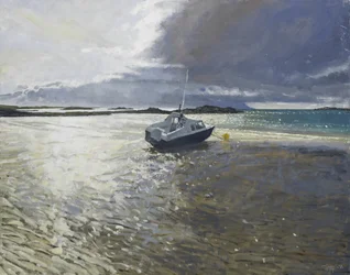 Tempête en approche, 2017 (huile sur toile)