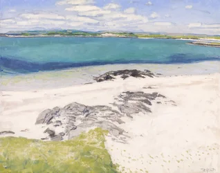 Traigh Morning, 2016 (huile sur toile)