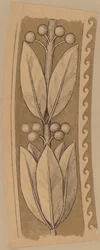 Étude pour une bordure