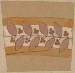Étude pour un dessin de bordure