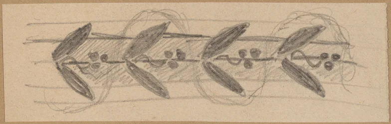 Étude pour un dessin de bordure