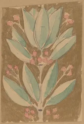 Étude pour un dessin de bordure