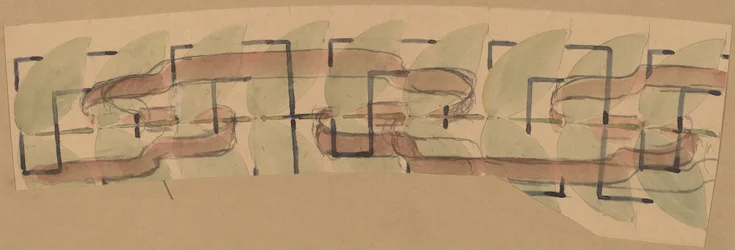 Étude pour un dessin de bordure