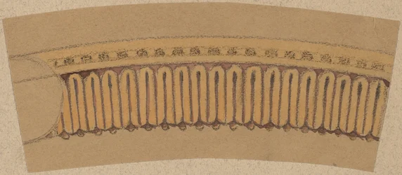 Étude pour un motif de bordure