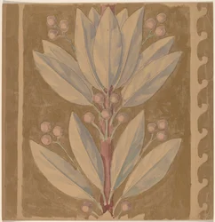 Étude pour un dessin de bordure [recto]