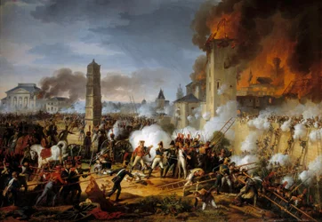 Attaque et capture de Ratisbonne par le maréchal Lannes le 23/04/1809