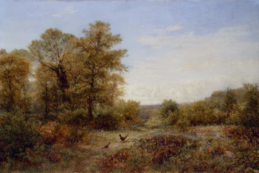 La maison du faisan (huile sur toile)
