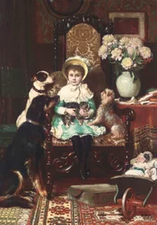 Doddy et ses animaux de compagnie, 1883