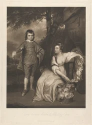 George Vicomte Malden et Lady Elizabeth Capel