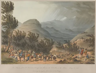 N° 8 : La marche de la 3e division à travers la Sierra de Estiella ou de Neve, le 16 mai 1811