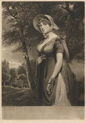 La très honorable Lady Louisa Manners en costume paysan
