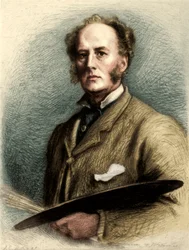 John Everett Millais, artiste britannique, vers 1880-1882