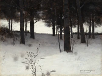 Bois en hiver, 1886