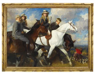 Avec le York et Ainsty - Les enfants de M. Edward Lycett Green, M.F.H.