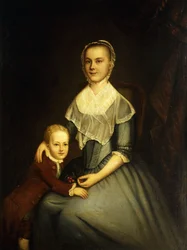 Portrait de Mme Arbuckle et son fils