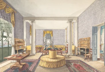 Conception pour intérieur, vers 1830