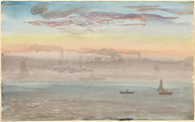 East River, Lever de Soleil