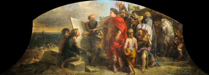 Auguste construisant le port de Misène, 1673-1675