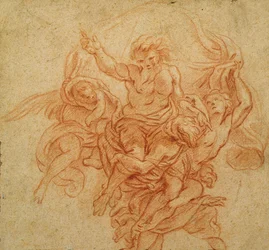 Dieu le Père soutenu par des anges