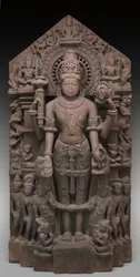 Vishnu et ses assistants, vers 1026 après J.-C.