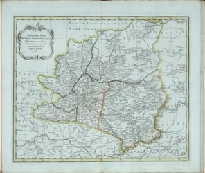 Carte générale du gouvernorat de Vyatka, 1791